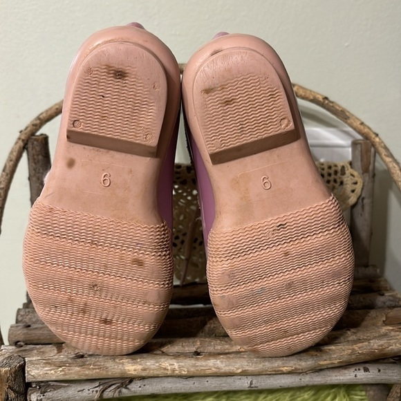 Pre-owned ADRIENNE VITTADINI BAMBINI TODDLER 9 PINK GLITTER DUCK BOOTS - Picture 9 of 15